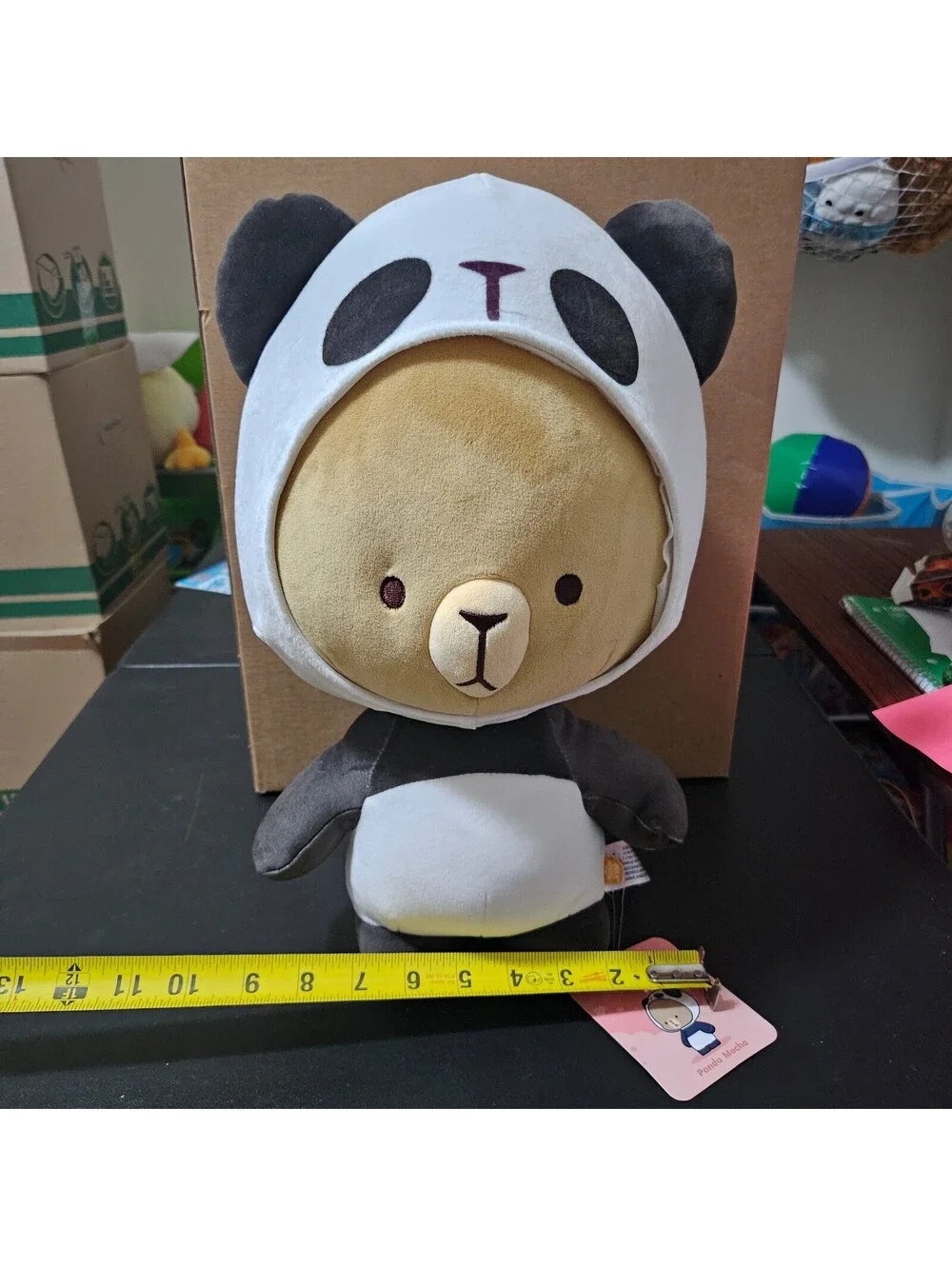 14-inch Panda Mocha plush from the Milk Mocha Bear collection